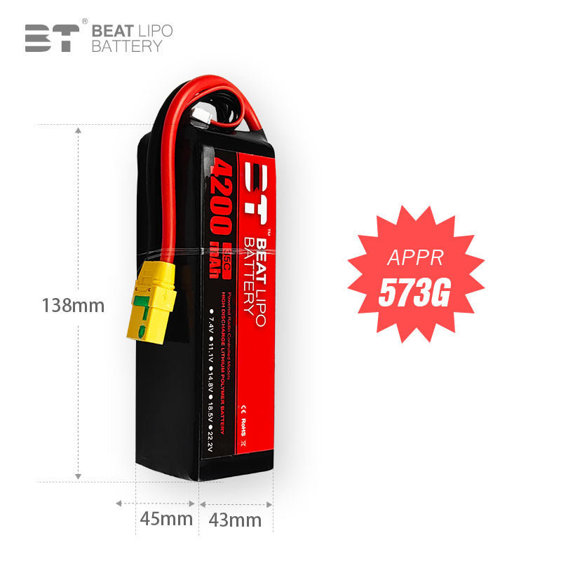 4200mAh  6S  22.2V /35C/
