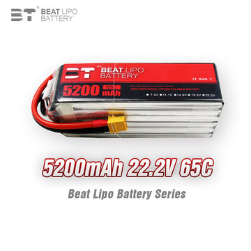 5200mAh  6S  22.2V /65C/