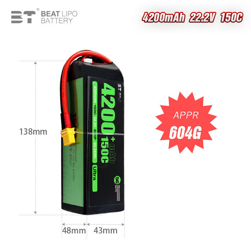 4200mAh  6S  22.2V /150C