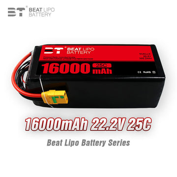 16000mAh  6S  22.2V /25C/